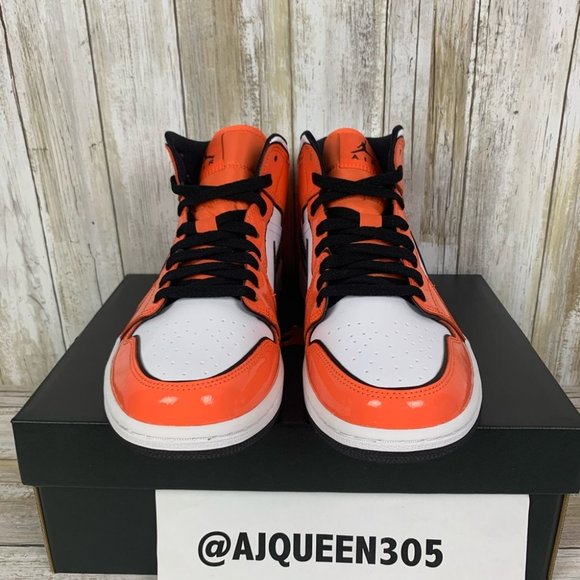 Air Jordan 1 Mid Turf Orange Men’s - Picture 4 of 9